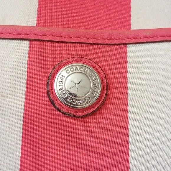 Coach Hampton Weekend Stripe Crossbody Bag - Picture 5 of 12